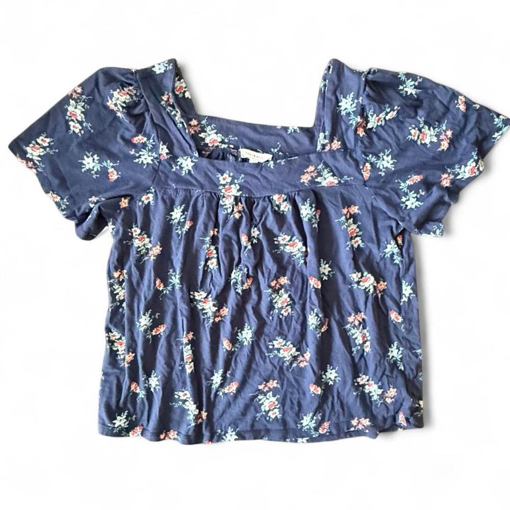 Lucky brand square neck blue